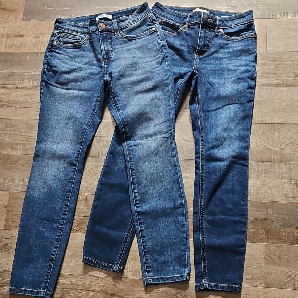 LC Lauren Conrad High Rise Blue Jeans